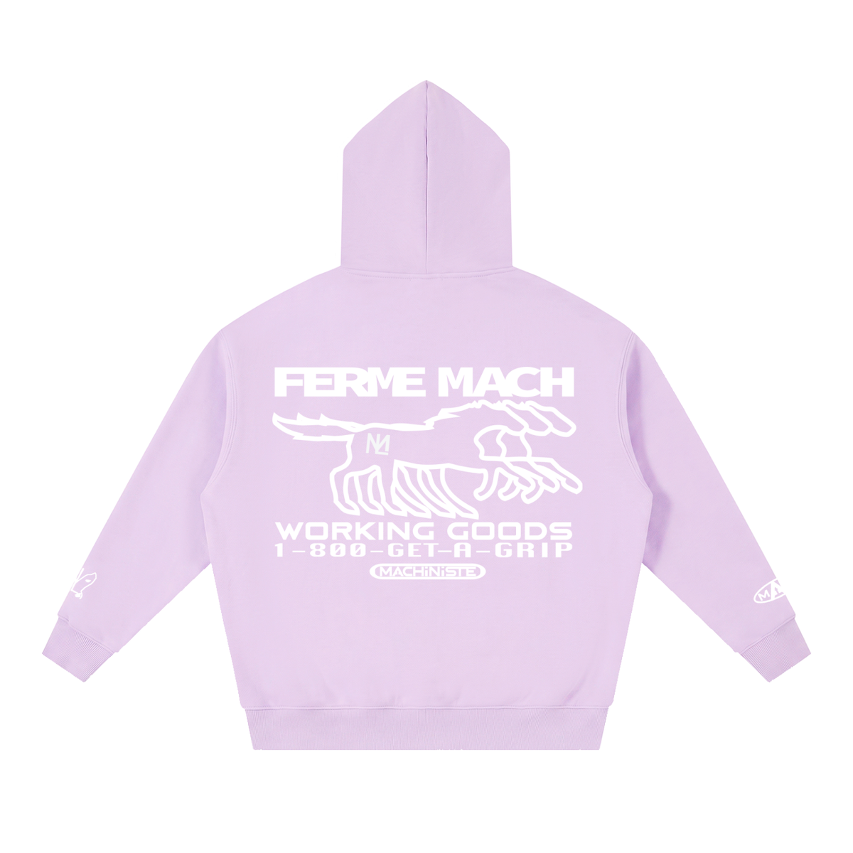 Ferme Mach Boxy Fit Fleece Hoodie