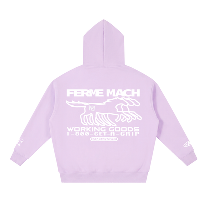 Ferme Mach Boxy Fit Fleece Hoodie
