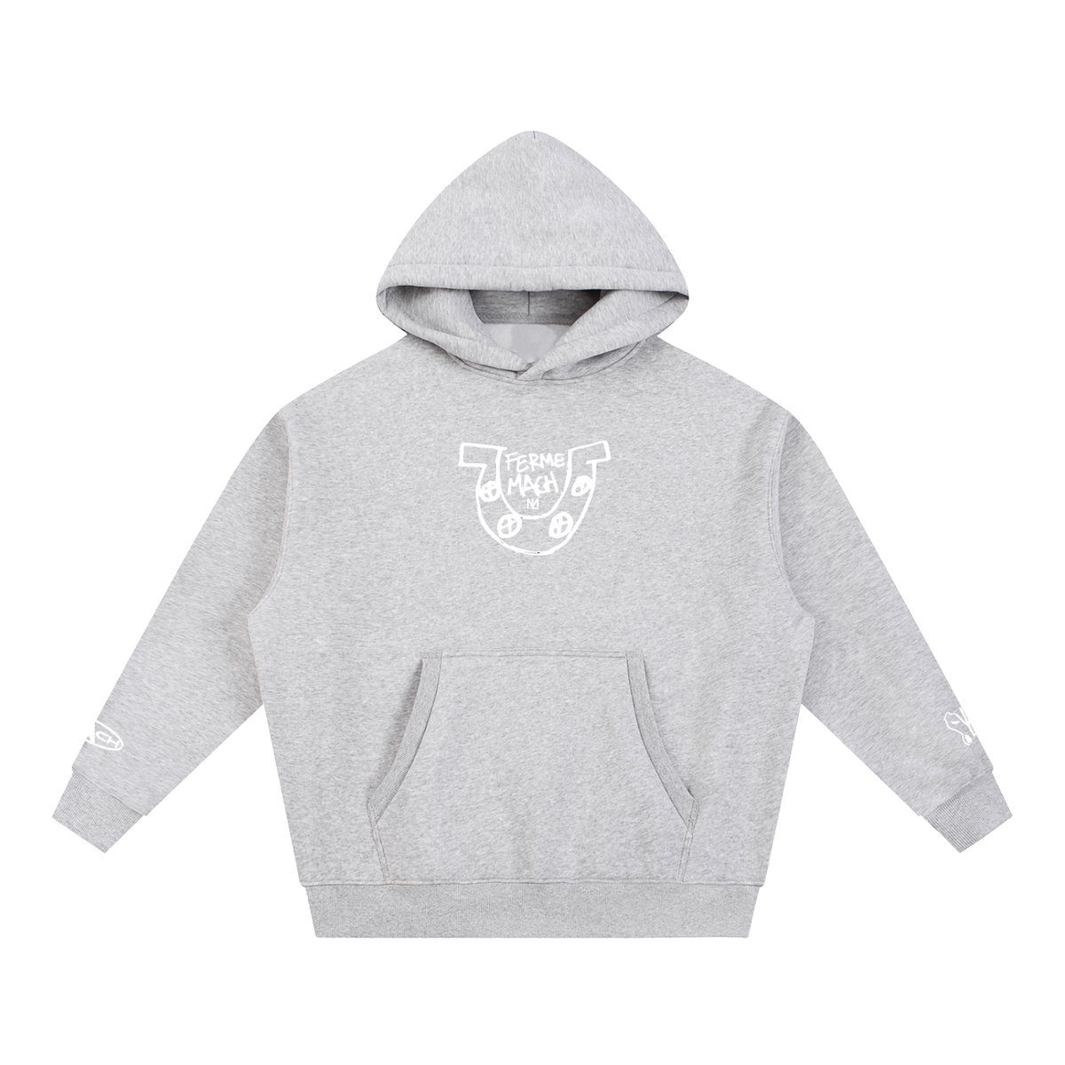 HorseShoe Ferme Boxy Fit Fleece Hoodie