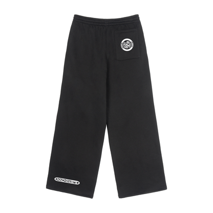 Fleece Drawstring Straight-Leg Sweatpants