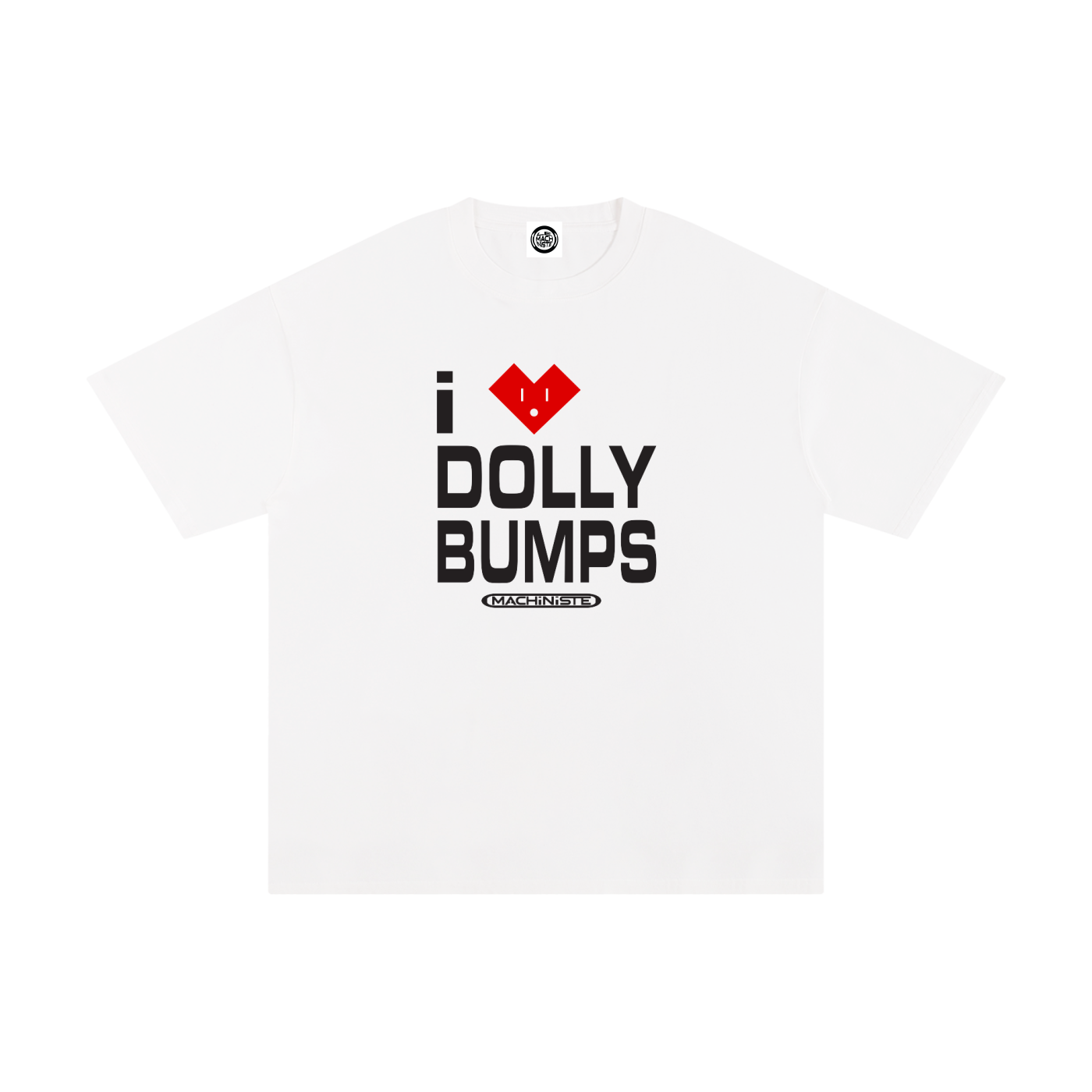 Dolly Bumps Exclusive Tee White