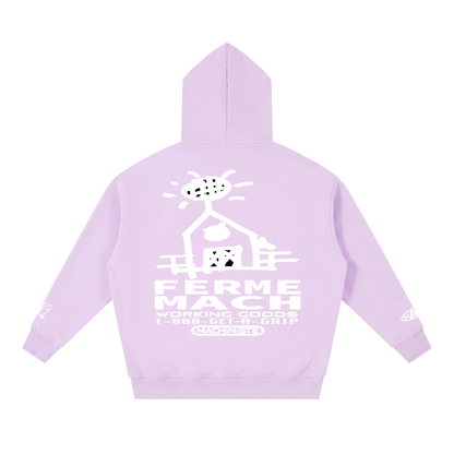 HorseShoe Ferme Boxy Fit Fleece Hoodie
