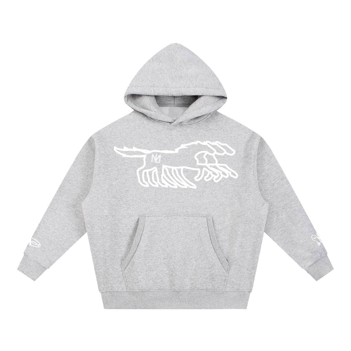 Ferme Mach Boxy Fit Fleece Hoodie