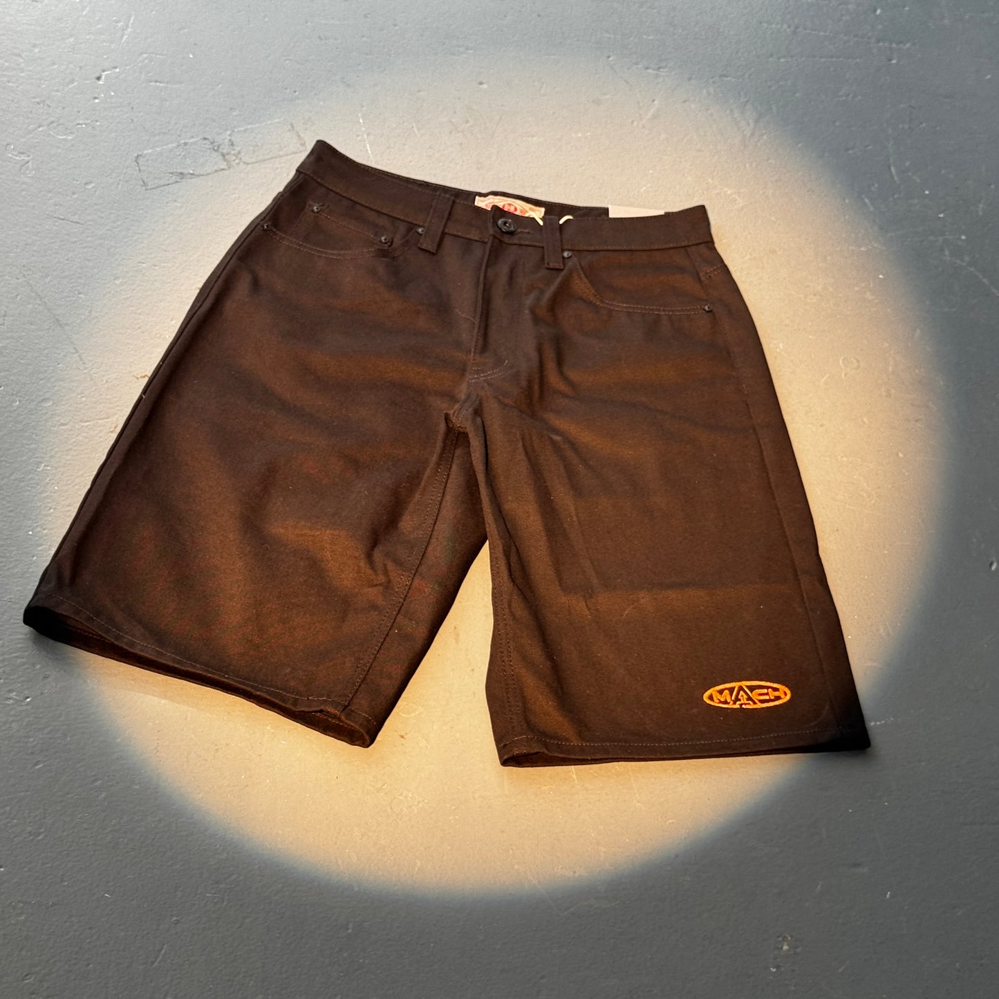 BLACK DENIM SHORTS