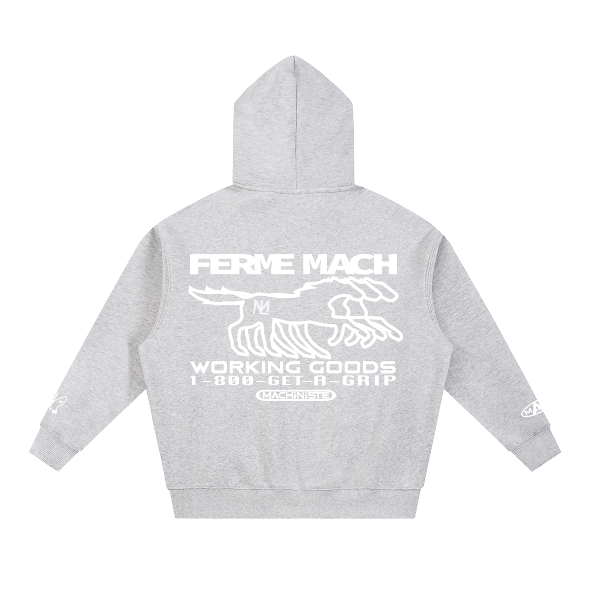Ferme Mach Boxy Fit Fleece Hoodie