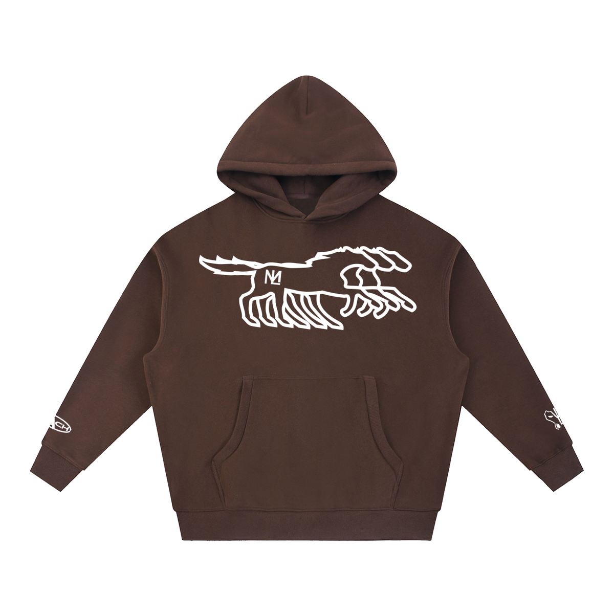 Ferme Mach Boxy Fit Fleece Hoodie