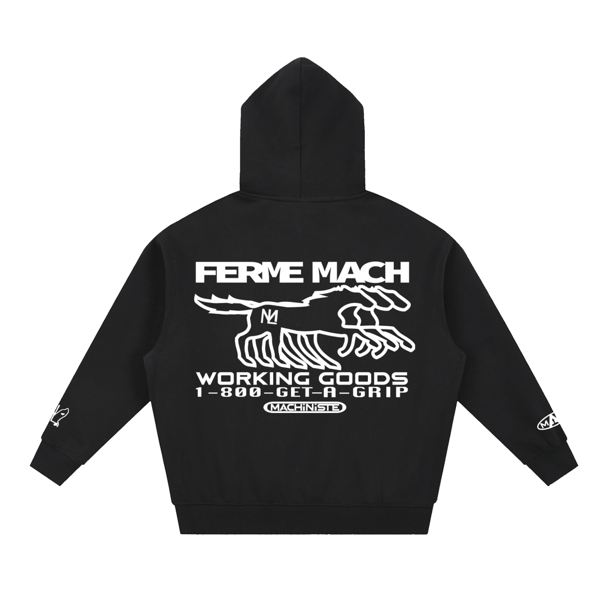 Ferme Mach Boxy Fit Fleece Hoodie