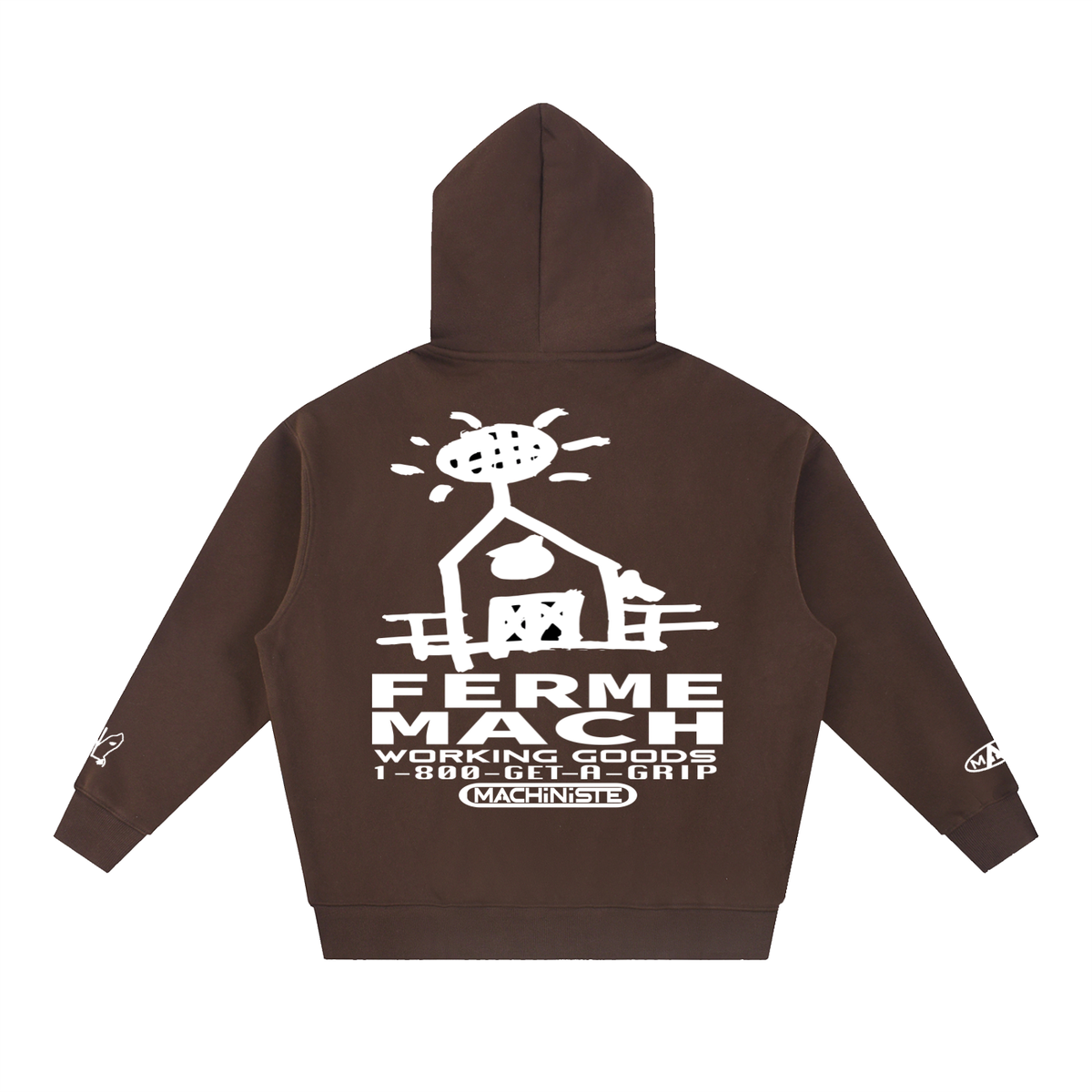HorseShoe Ferme Boxy Fit Fleece Hoodie