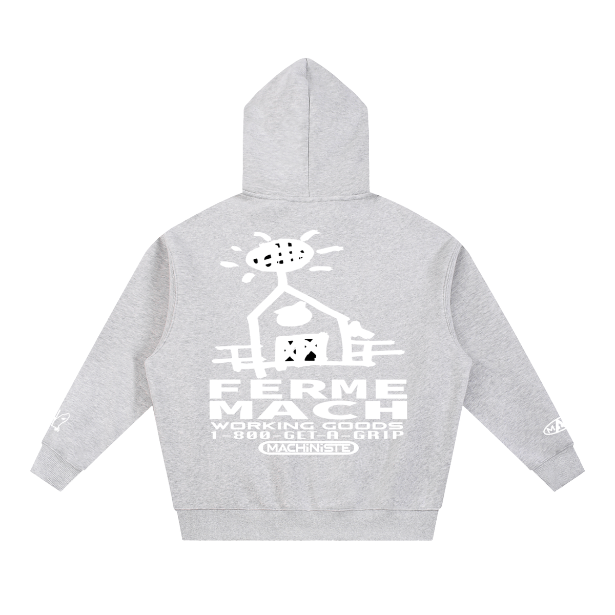 HorseShoe Ferme Boxy Fit Fleece Hoodie