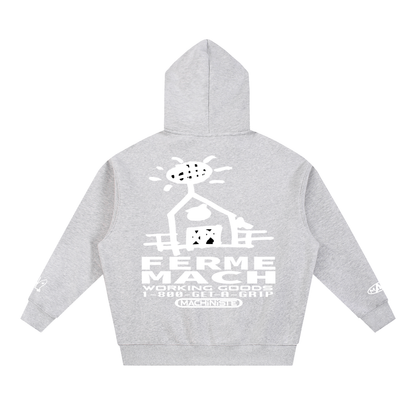 HorseShoe Ferme Boxy Fit Fleece Hoodie