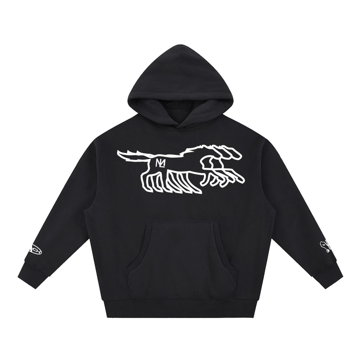 Ferme Mach Boxy Fit Fleece Hoodie